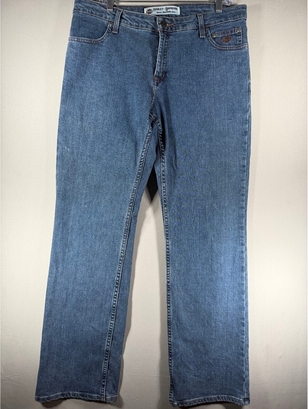 Harley-Davidson Genuine MotorClothes Women's Jeans Straight Leg Size 12 Y2K